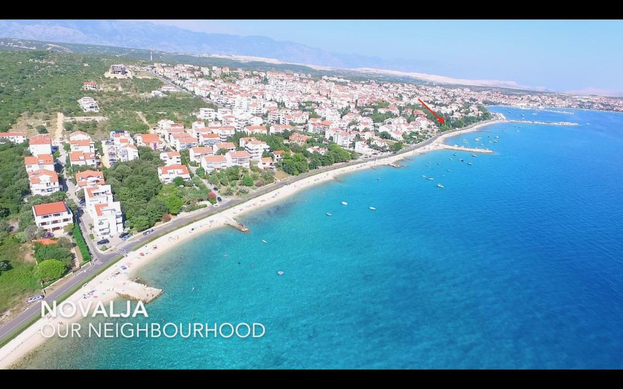 Ivana Apartment With Terrace Новаля Екстериор снимка